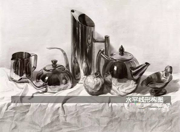 高分卷必須具備的素描靜物構(gòu)圖方式